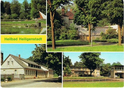 Ansichtskarte heilbad - ansichtskarte,