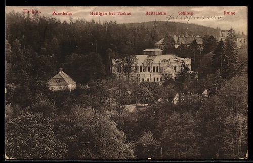 Tachau forsthaus heiligen - ak, tachau,