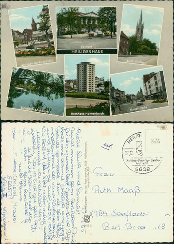 Ansichtskarte heiligenhaus - ansichtskarte,
