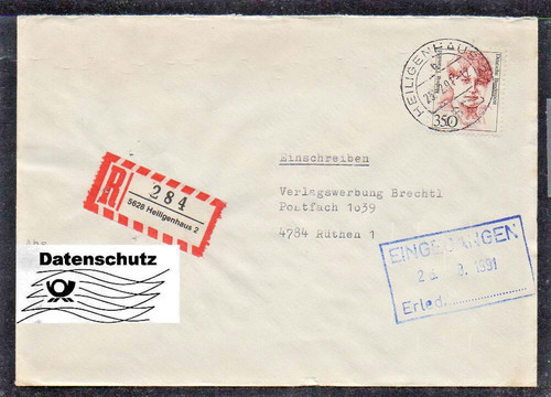 1047 ebf einschreiben brief - 1047,
