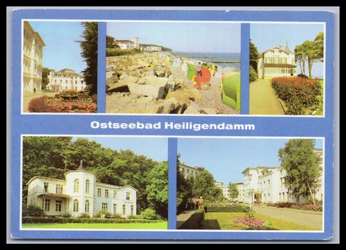 Ansichtskarte ostseebad - ansichtskarte,