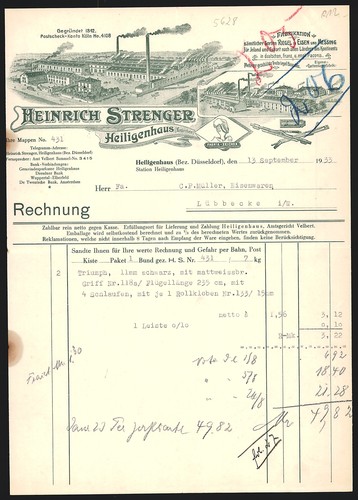Rechnung heiligenhaus - rechnung,