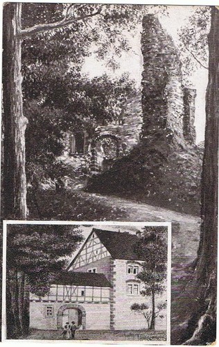 Mehrbildkarte ruine - mehrbildkarte,
