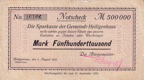 Heiligenhaus stadt 500 - -,